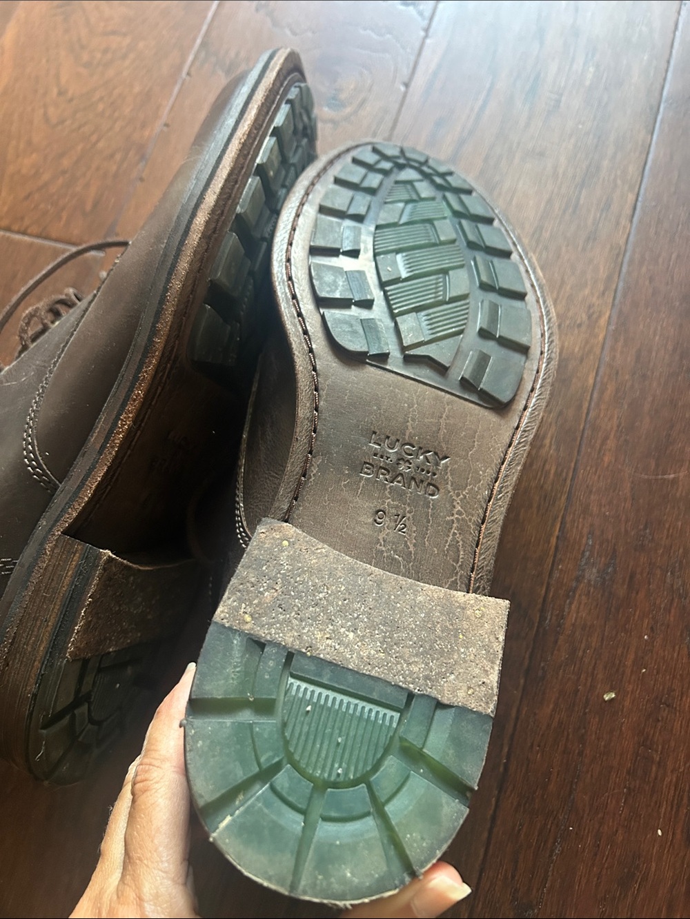Lucky Brand Brown Leather Men’s Shoes - Unworn and Excellent Condition - Picture 10 of 10